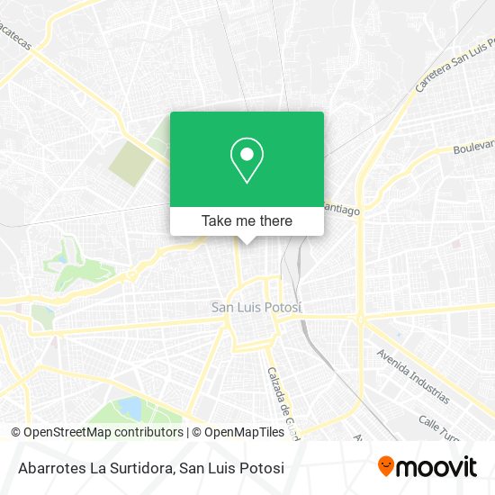 Abarrotes La Surtidora map