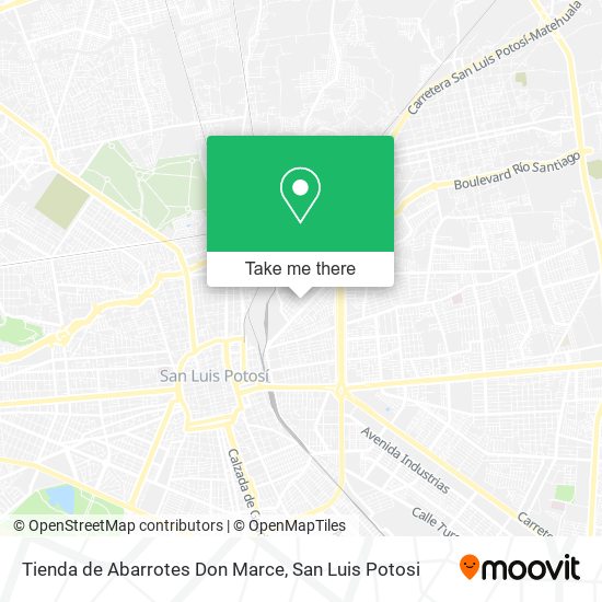 Mapa de Tienda de Abarrotes Don Marce