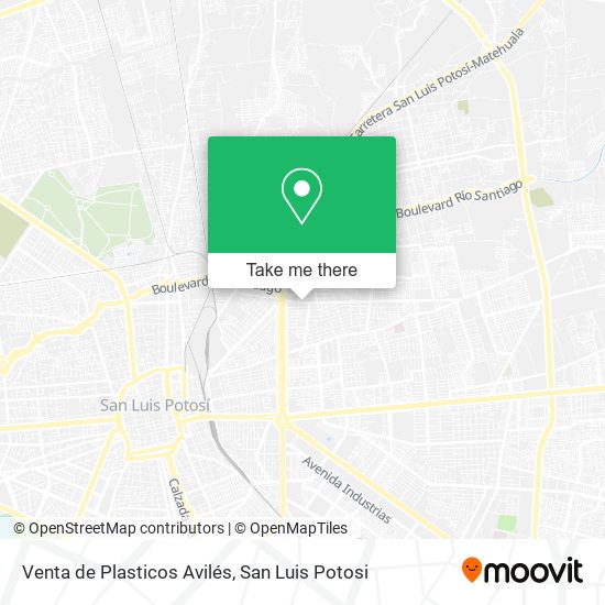 Venta de Plasticos Avilés map