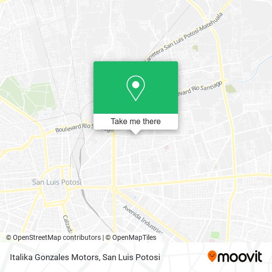 Italika Gonzales Motors map