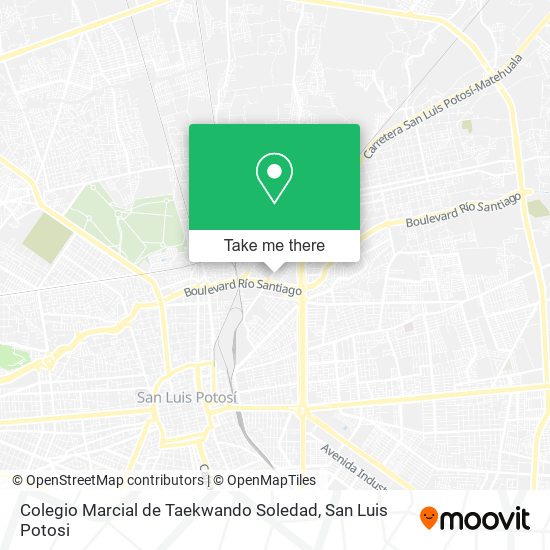 Mapa de Colegio Marcial de Taekwando Soledad