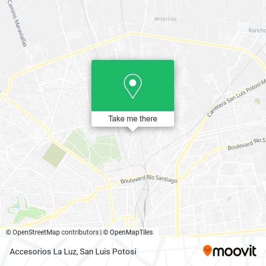 Mapa de Accesorios La Luz