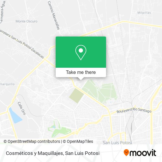 Cosméticos y Maquillajes map