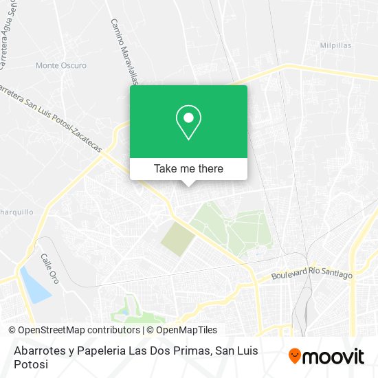 Mapa de Abarrotes y Papeleria Las Dos Primas