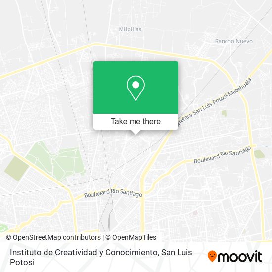 Mapa de Instituto de Creatividad y Conocimiento