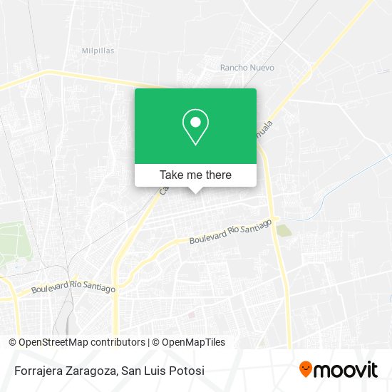 Forrajera Zaragoza map