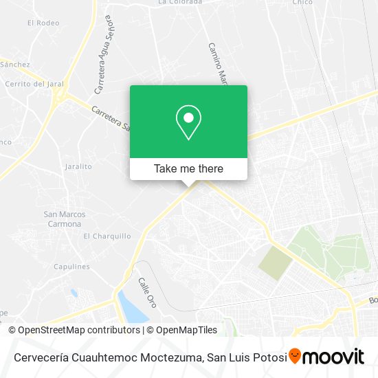 Cervecería Cuauhtemoc Moctezuma map