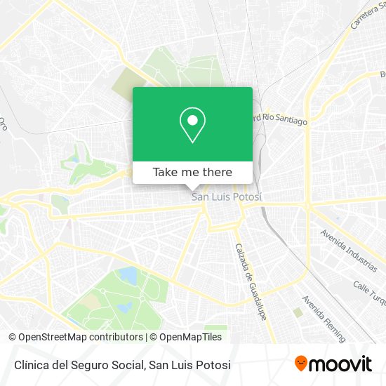 Clínica del Seguro Social map