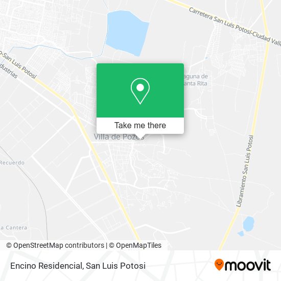 Encino Residencial map