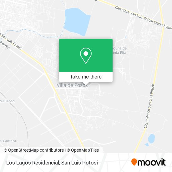 Mapa de Los Lagos Residencial
