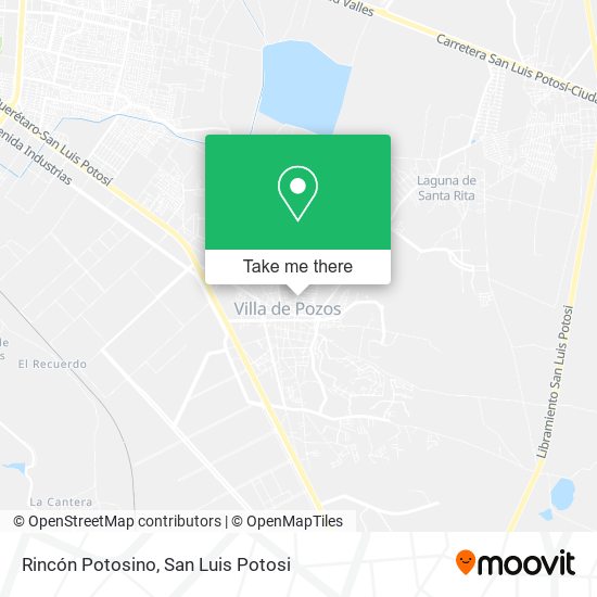Mapa de Rincón Potosino