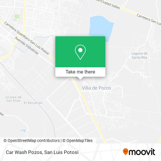 Car Wash Pozos map