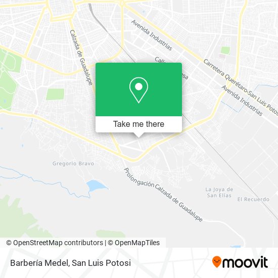 Mapa de Barbería Medel