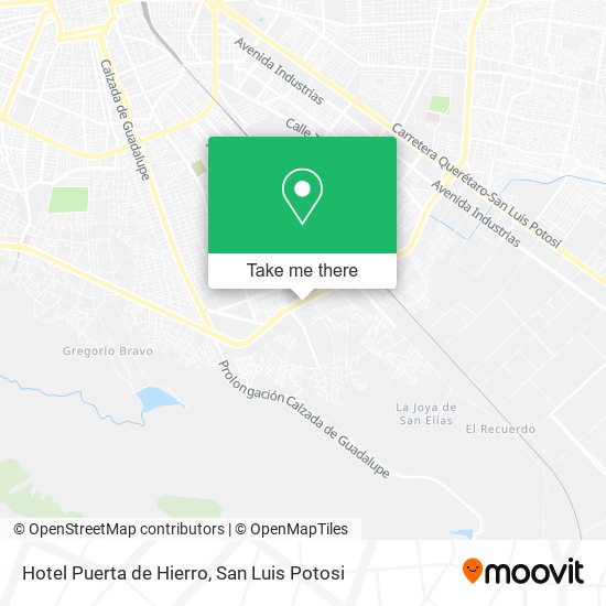 Hotel Puerta de Hierro map