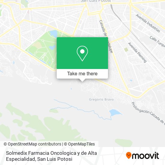 Mapa de Solmedix Farmacia Oncologica y de Alta Especialidad