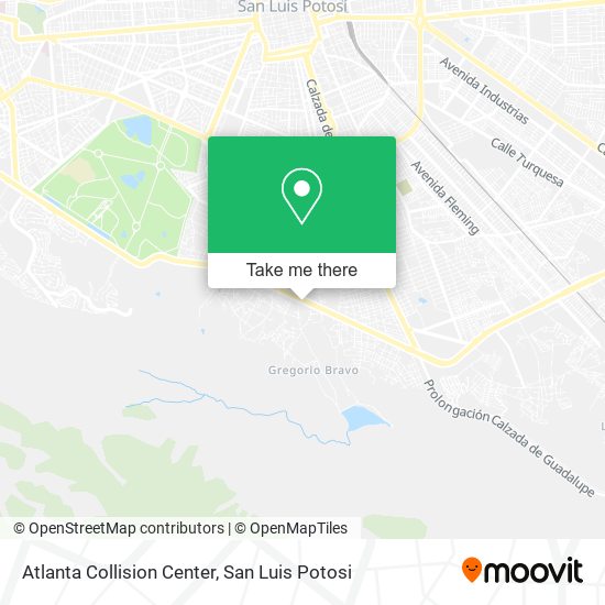 Atlanta Collision Center map