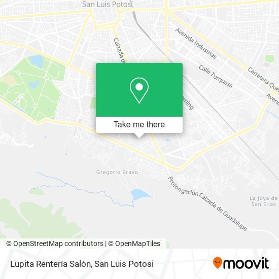Lupita Rentería Salón map