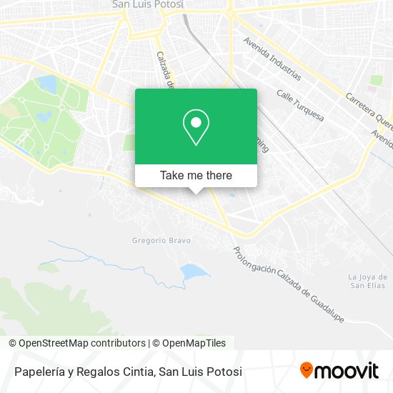 Papelería y Regalos Cintia map