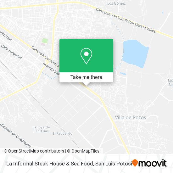 La Informal Steak House & Sea Food map