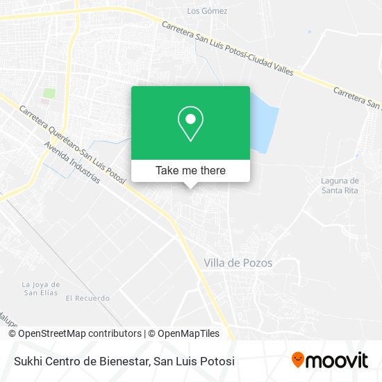 Sukhi Centro de Bienestar map