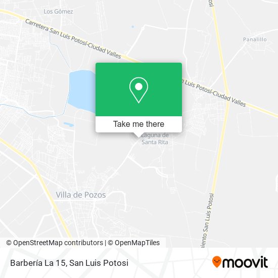 Barbería La 15 map