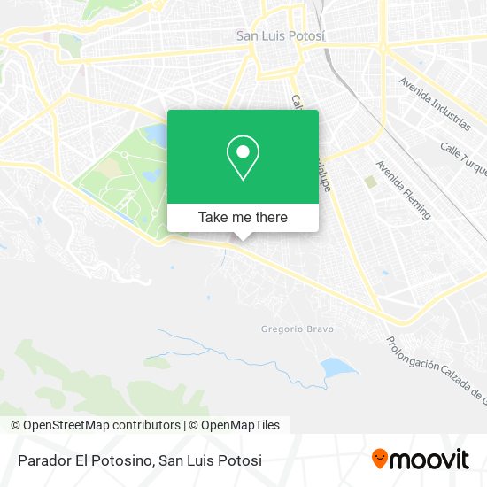 Parador El Potosino map