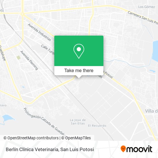 Mapa de Berlín Clínica Veterinaria