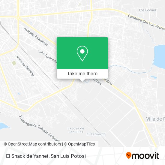 El Snack de Yannet map