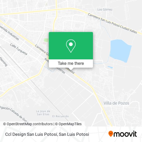 Mapa de Ccl Design San Luis Potosí