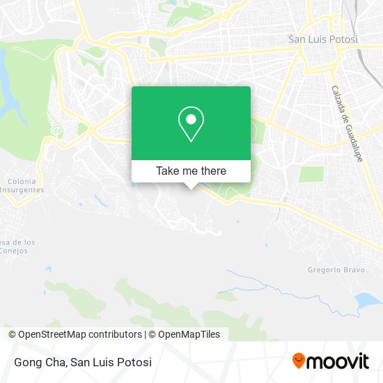 Mapa de Gong Cha