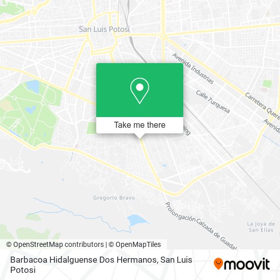 Barbacoa Hidalguense Dos Hermanos map