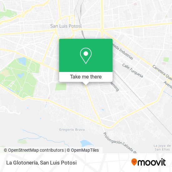 Mapa de La Glotonería