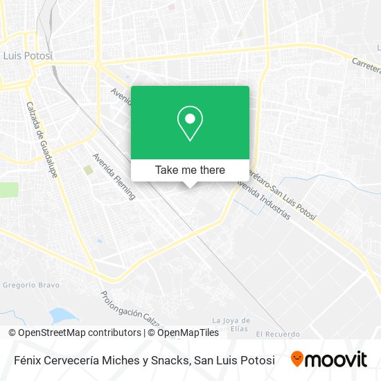 Fénix Cervecería Miches y Snacks map