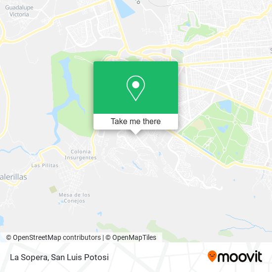 Mapa de La Sopera