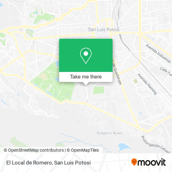 El Local de Romero map