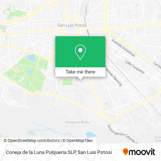 Coneja de la Luna Pulquería SLP map