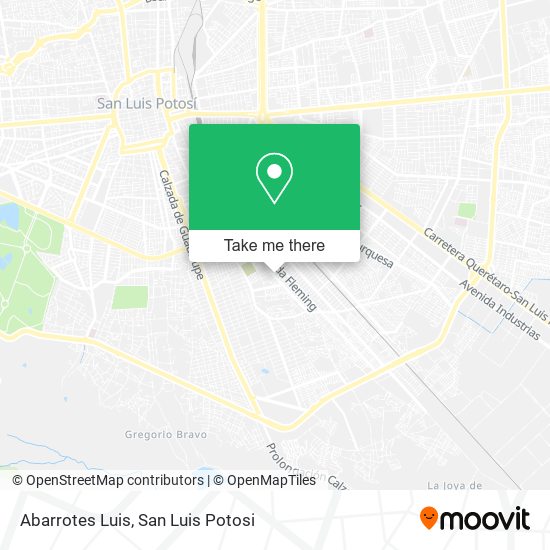 Abarrotes Luis map
