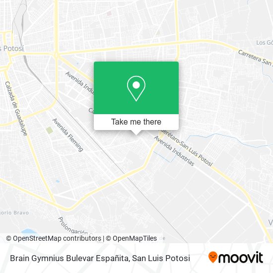 Brain Gymnius Bulevar Españita map