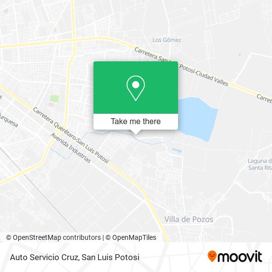 Auto Servicio Cruz map