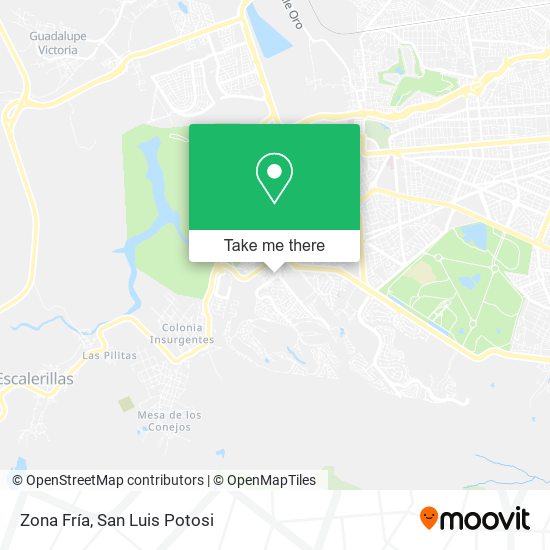 Zona Fría map