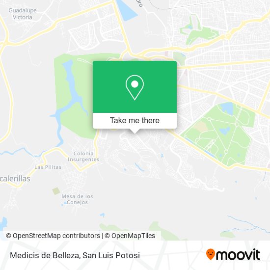 Mapa de Medicis de Belleza