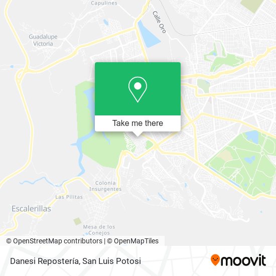 Danesi Repostería map