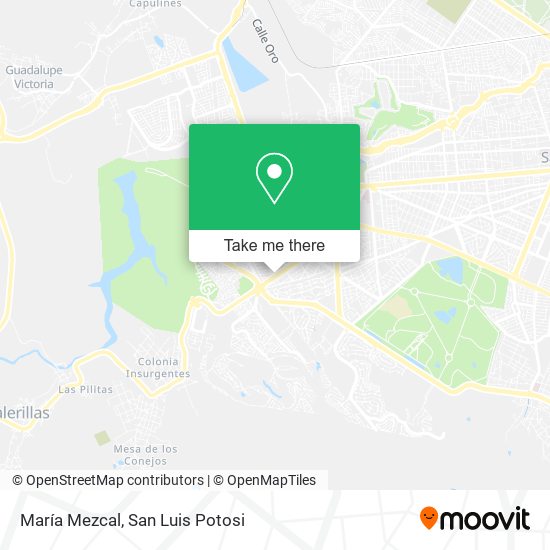 María Mezcal map