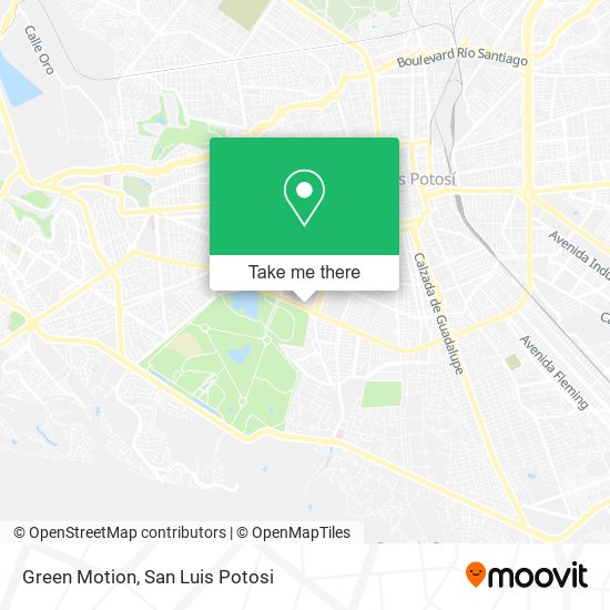 Green Motion map