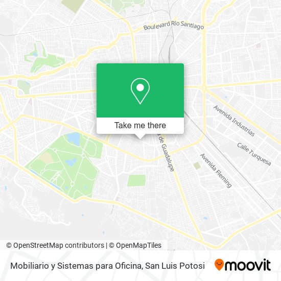 Mapa de Mobiliario y Sistemas para Oficina