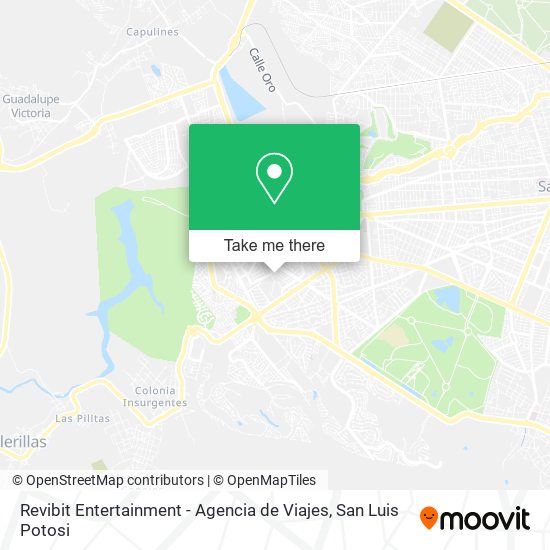 Revibit Entertainment - Agencia de Viajes map