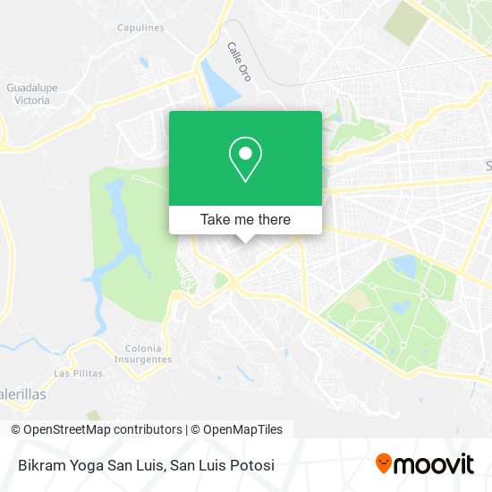 Mapa de Bikram Yoga San Luis