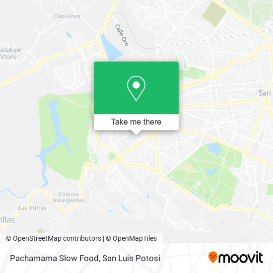 Mapa de Pachamama Slow Food