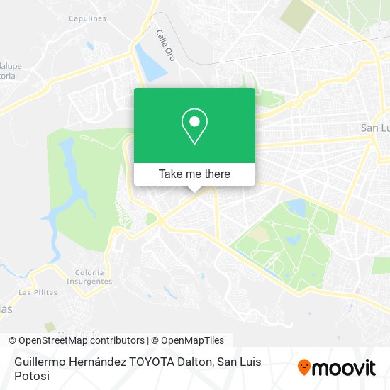 Guillermo Hernández TOYOTA Dalton map