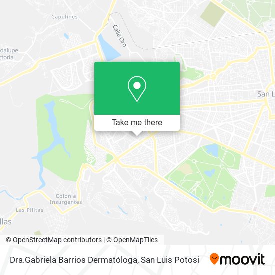 Mapa de Dra.Gabriela Barrios Dermatóloga